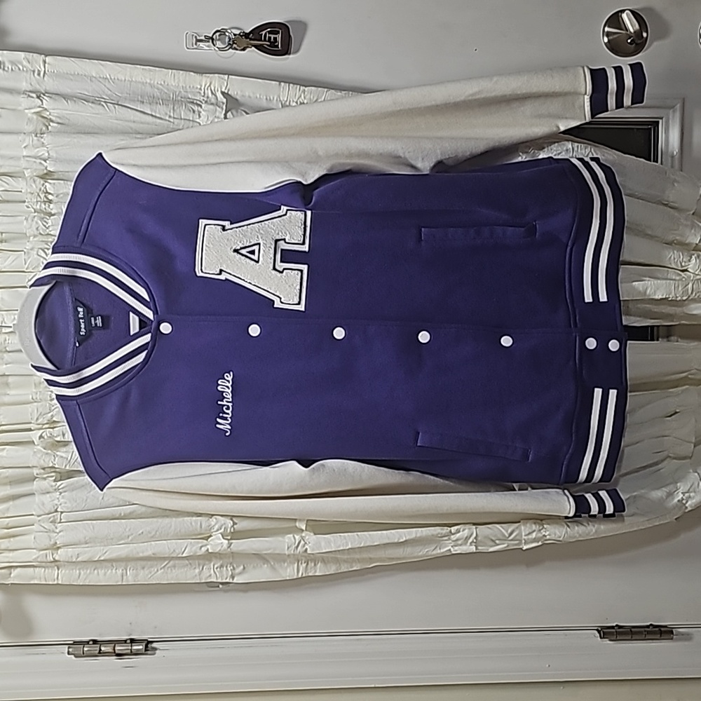 Purple Letterman Jacket